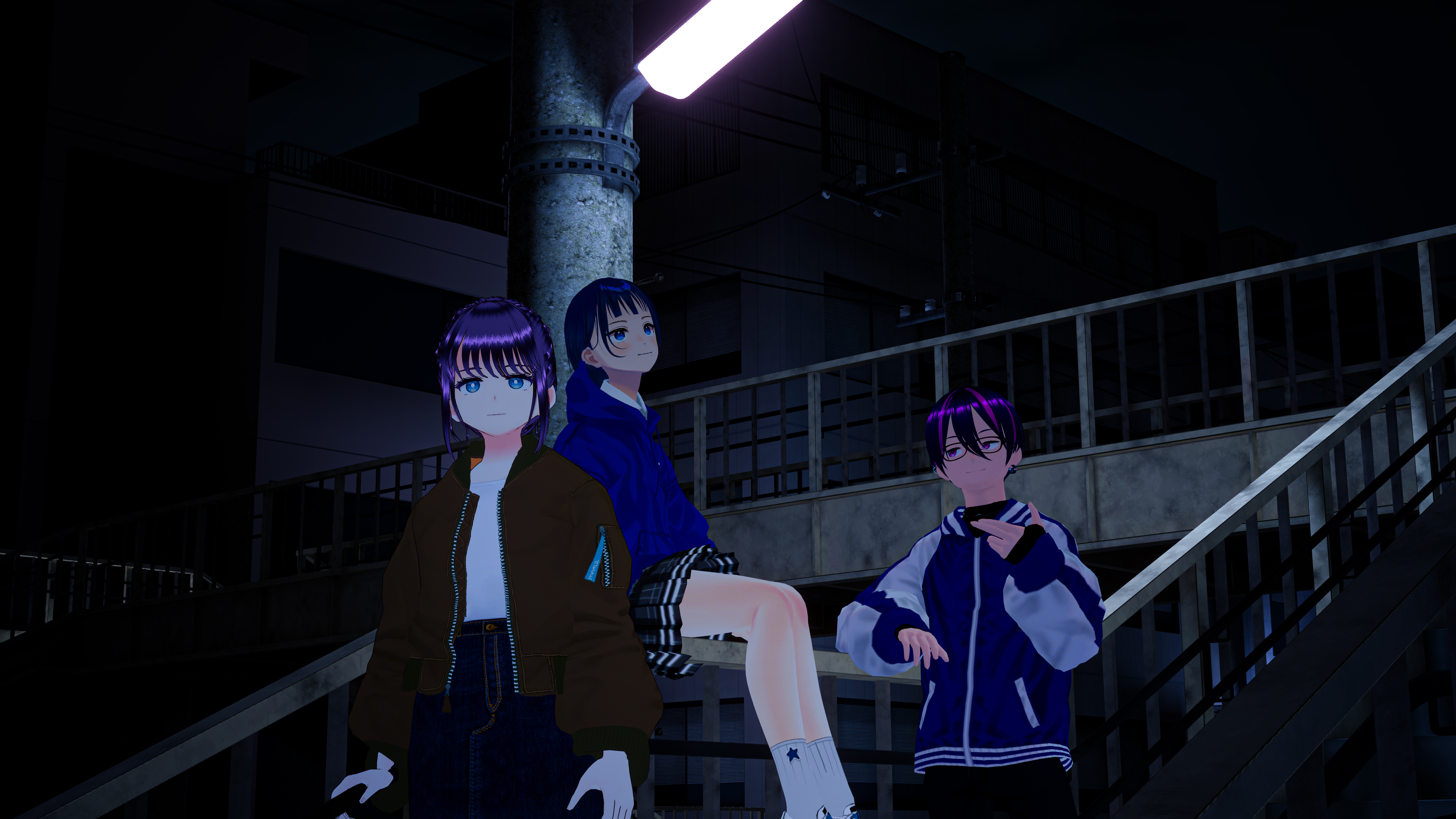 パープルブルーのメンバー写真